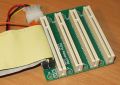 The PCI side of CTPCI (4 PCI slots)